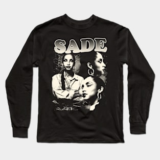 Sade Adu Diamond Life Vintage Singer Retro Tour Concert Long Sleeve T-Shirt